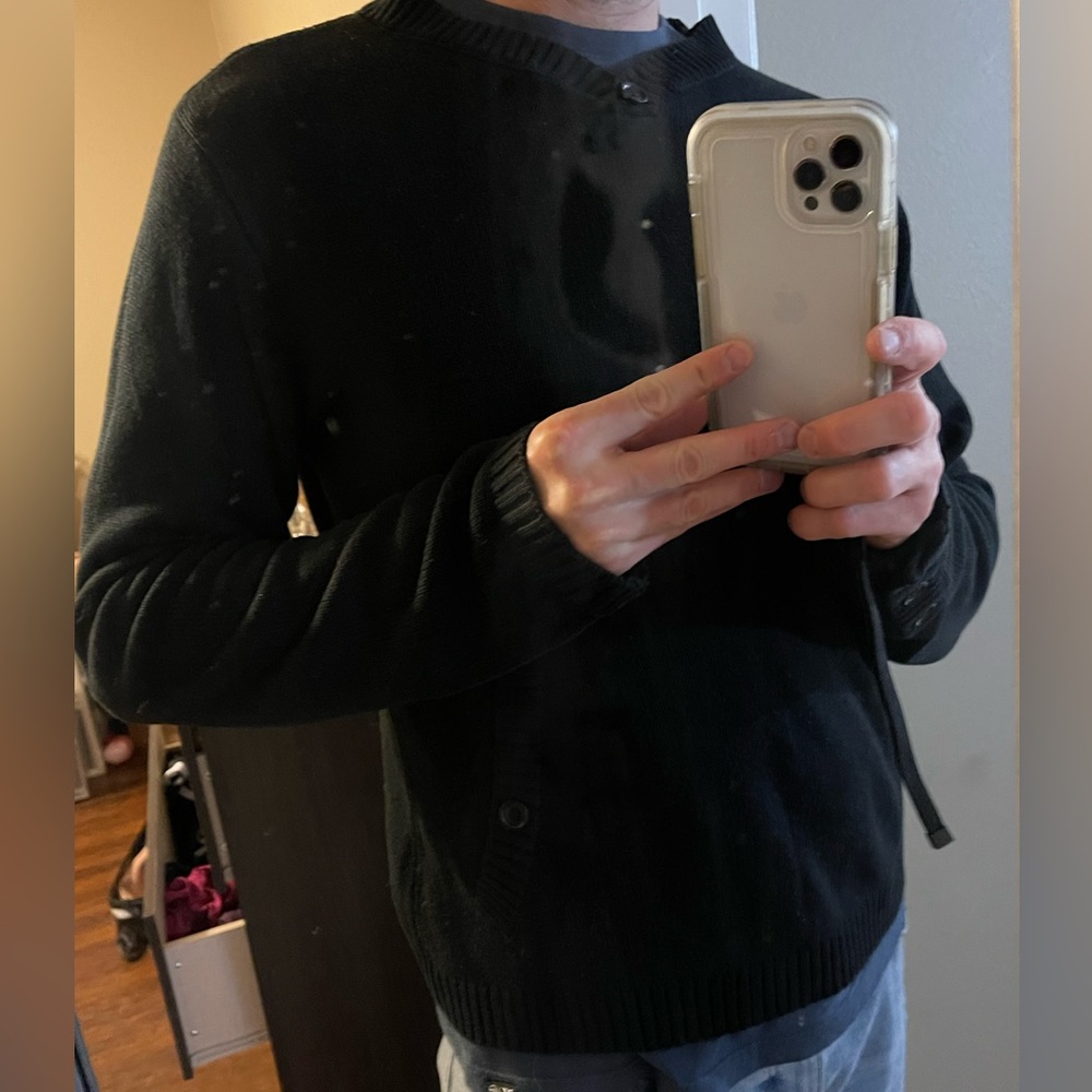 Stylish MG Black Label knit sweater